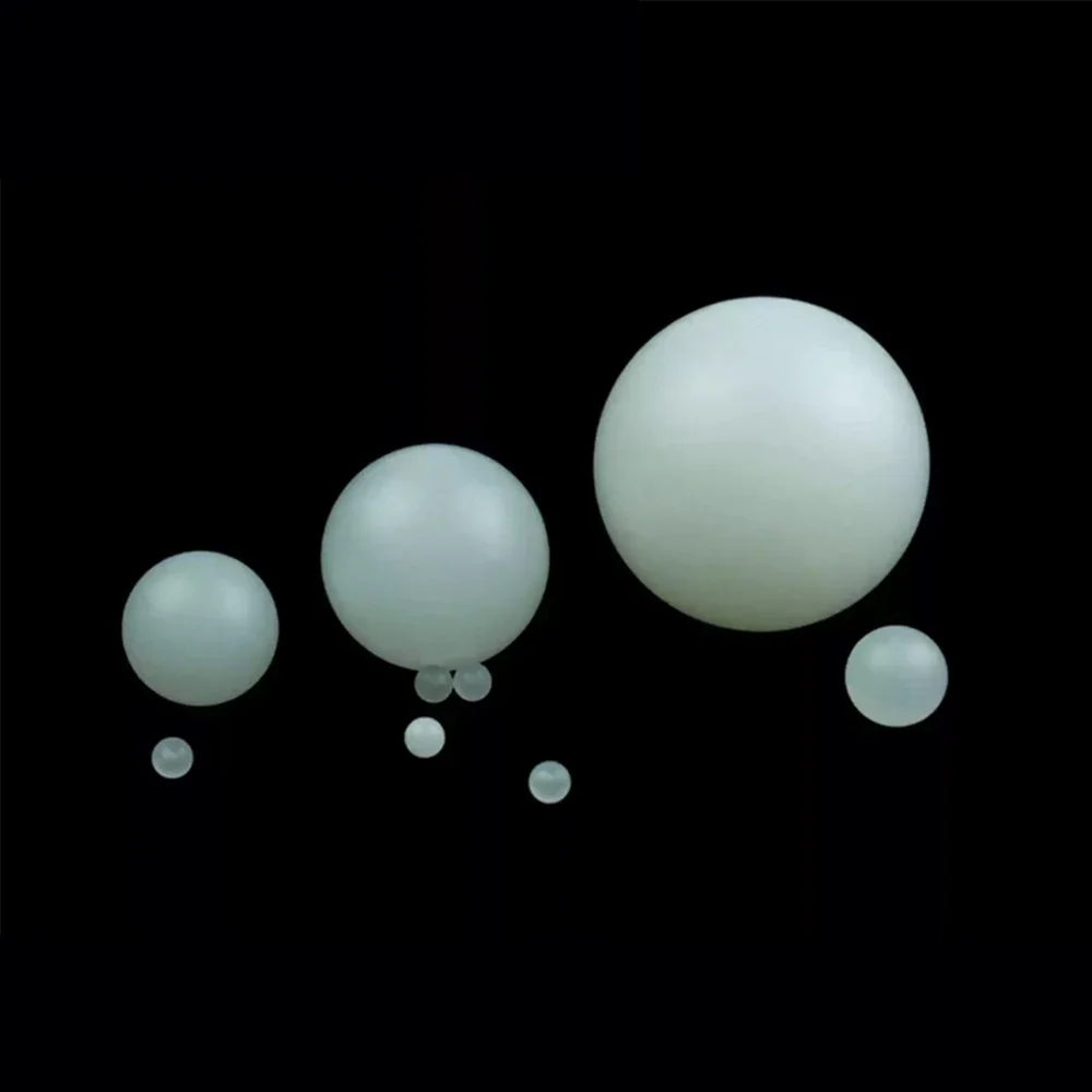 2mm 2.38mm 2.5mm 3mm 3.175mm 7mm 9.525mm-50mm Diameter White Solid PP Ball Bead Plastic Polypropylene Smooth Ball