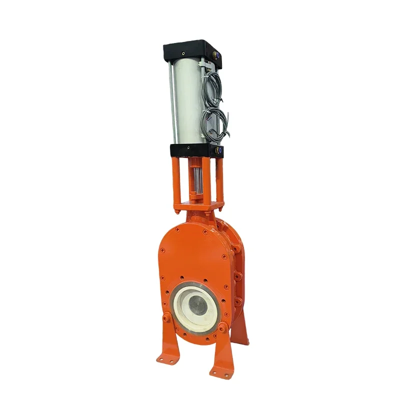 ANSI Class 150 Class 300 Cast Steel Pneumatic Gate Valves with Spring Return Actuators