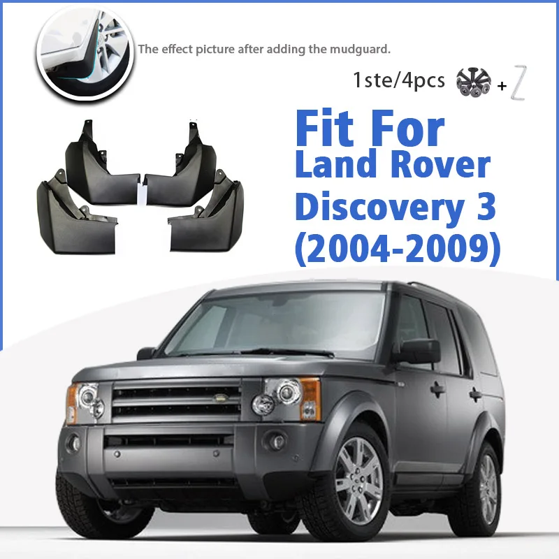 For Land Rover Discovery 3 LR3 2004-2008 Front Rear Mud Flaps Mudguard Lr3 Accessories Mud Flap Guard Splash Mudflaps Fender