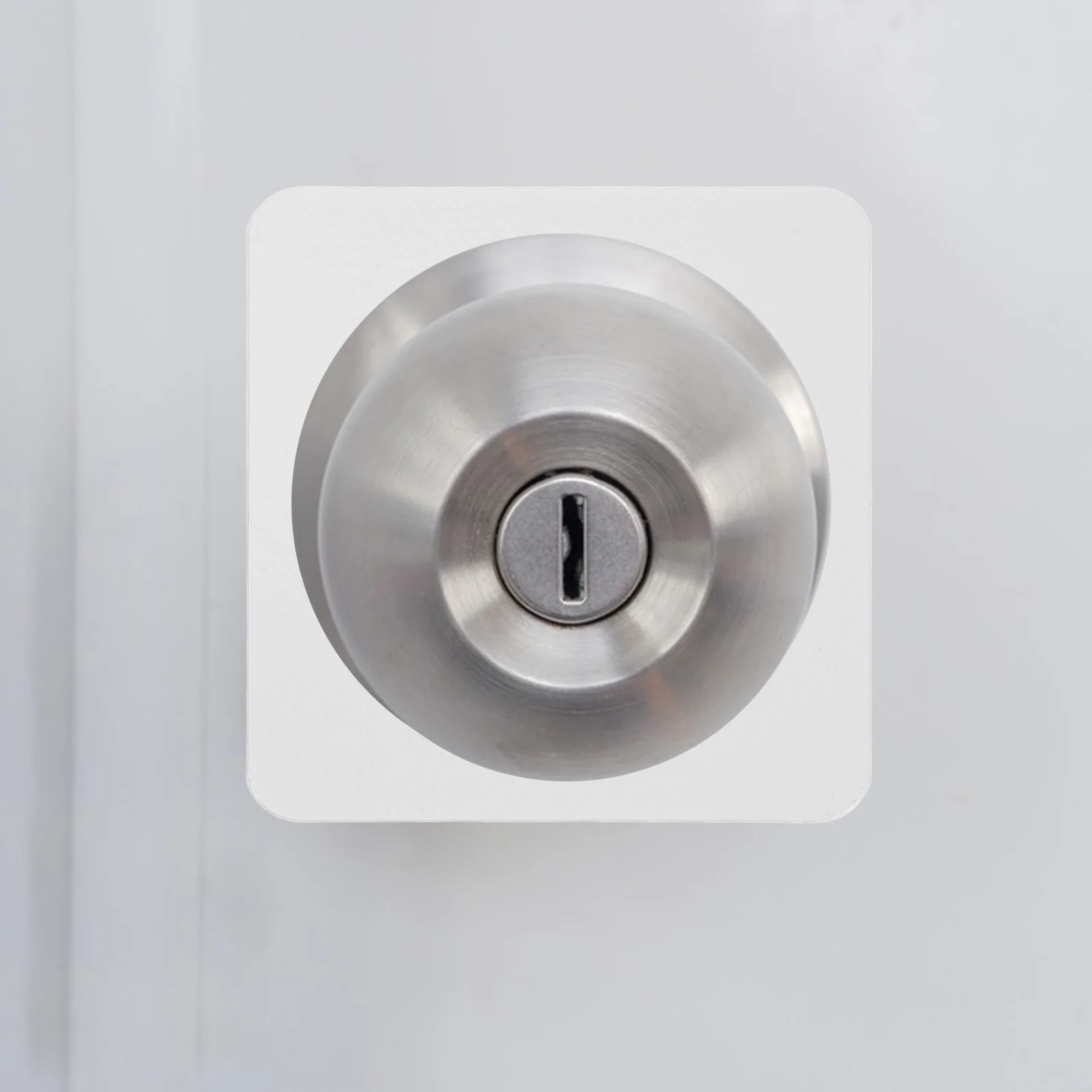 

Door Lock Repair Plate Stainless Steel Deadbolt Reinforcement Plate Easy No Drill Installation Door Handle Fixing Cover Filler