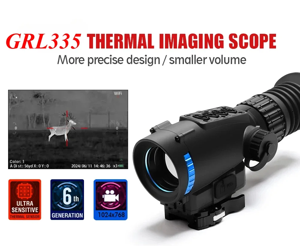 GRL335 بعض الأغراض Тепolivzor 3-9X Zoom 384*288