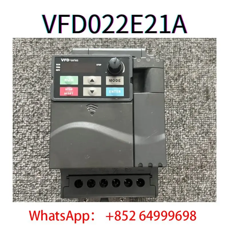 

second-hand Original VFD022E21A inverter single-phase 220V 2.2K tested ok