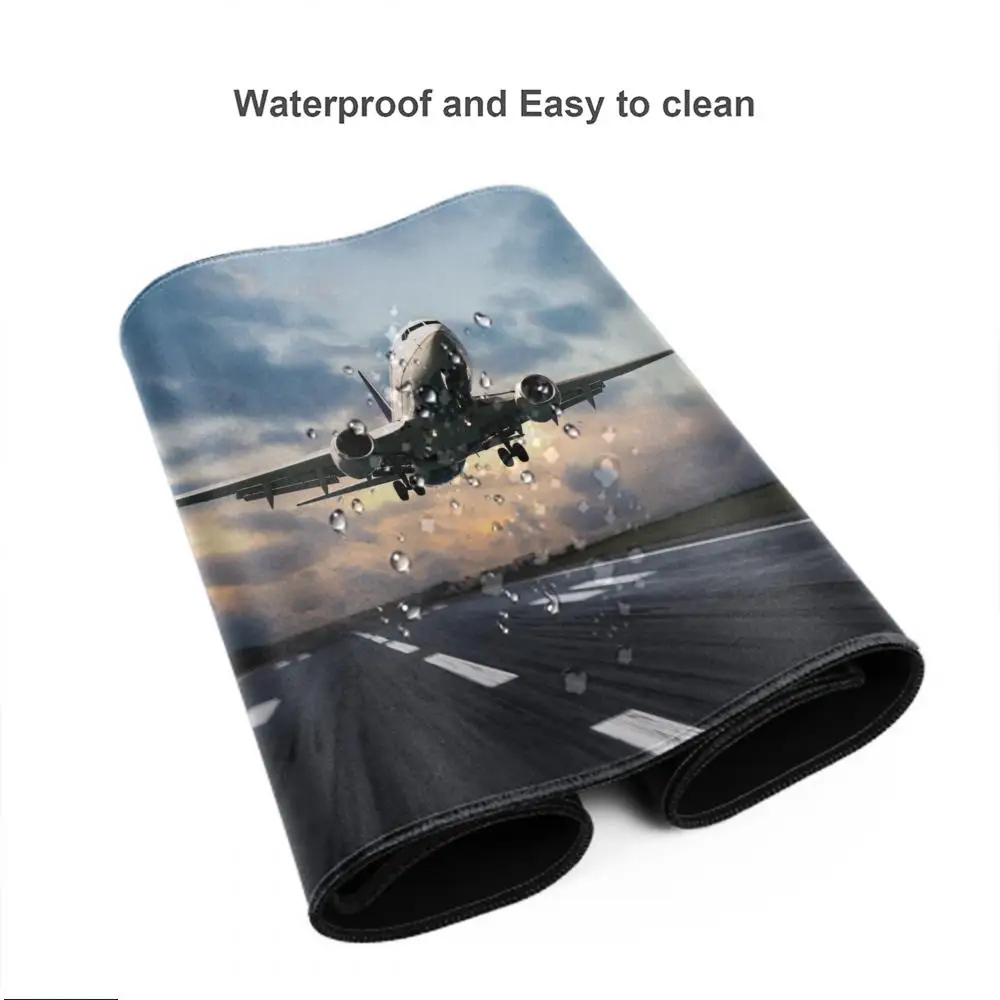 عداد سرعة الطائرة لوحة الماوس لوحة أدوات الماوس XL لوحة ماوس أنيمي أنيمي عرض حصيرة مكتبية ألعاب الكمبيوتر Deskmat قمرة القيادة Playmat