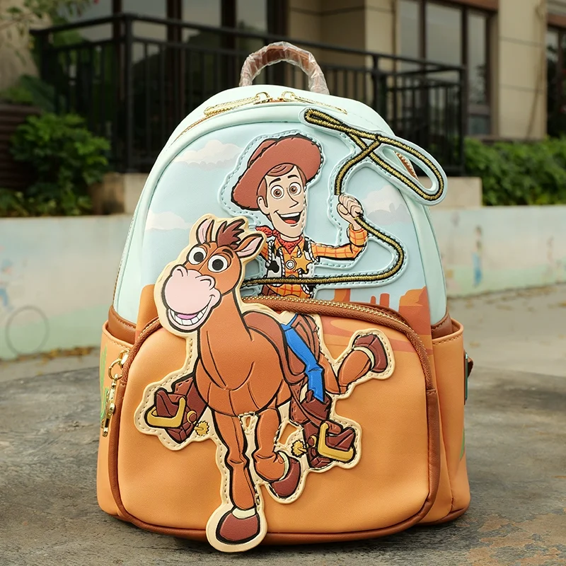 

Disney Toy Story 4 Woody Backpack Mini Backpack Children'S And Women'S Casual Bag Grey Woody Backpack Gift