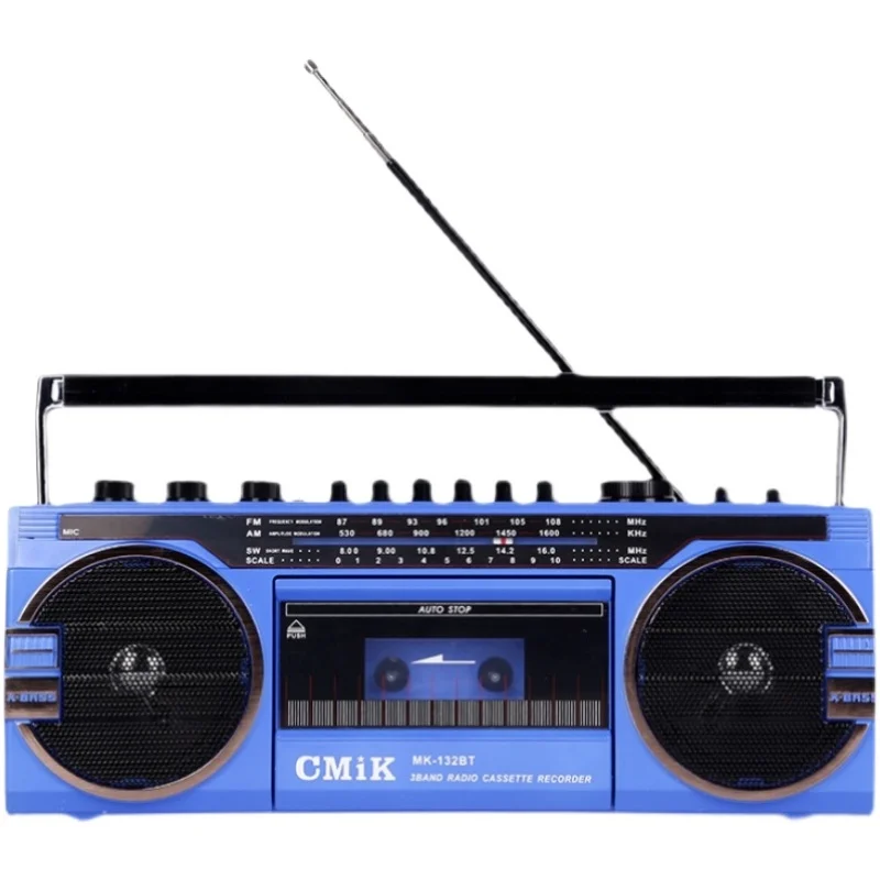 Retro Tape Machine Cassette Machine Recorder Vintage Radio Bluetooth Speaker Portable Speaker