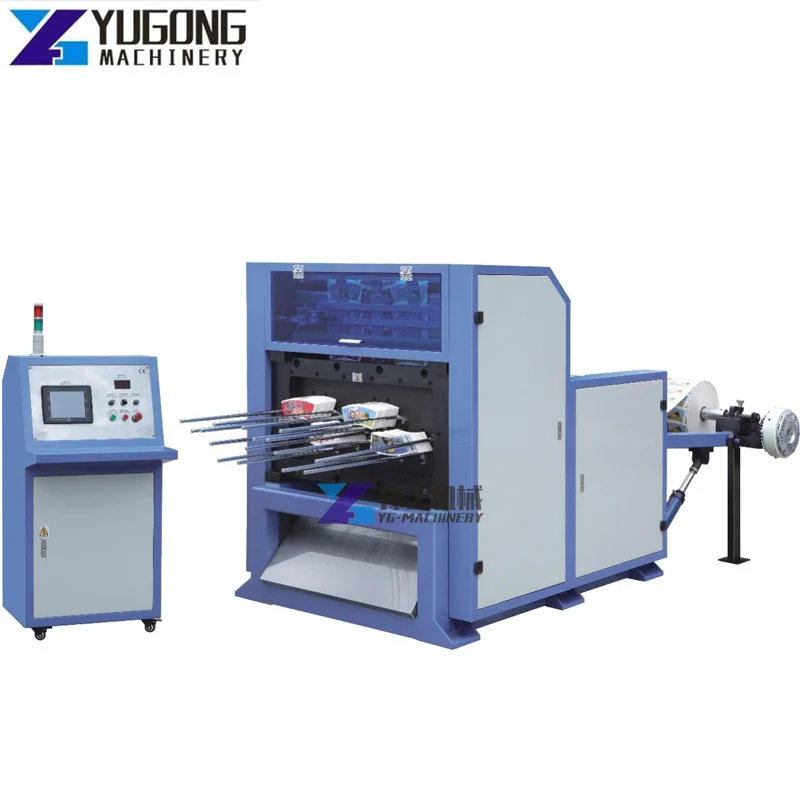 Automatic High-Speed 150-200times/min 8.5kw Paper Cup Die Cutting Punching Machine with PLC Touch Screen