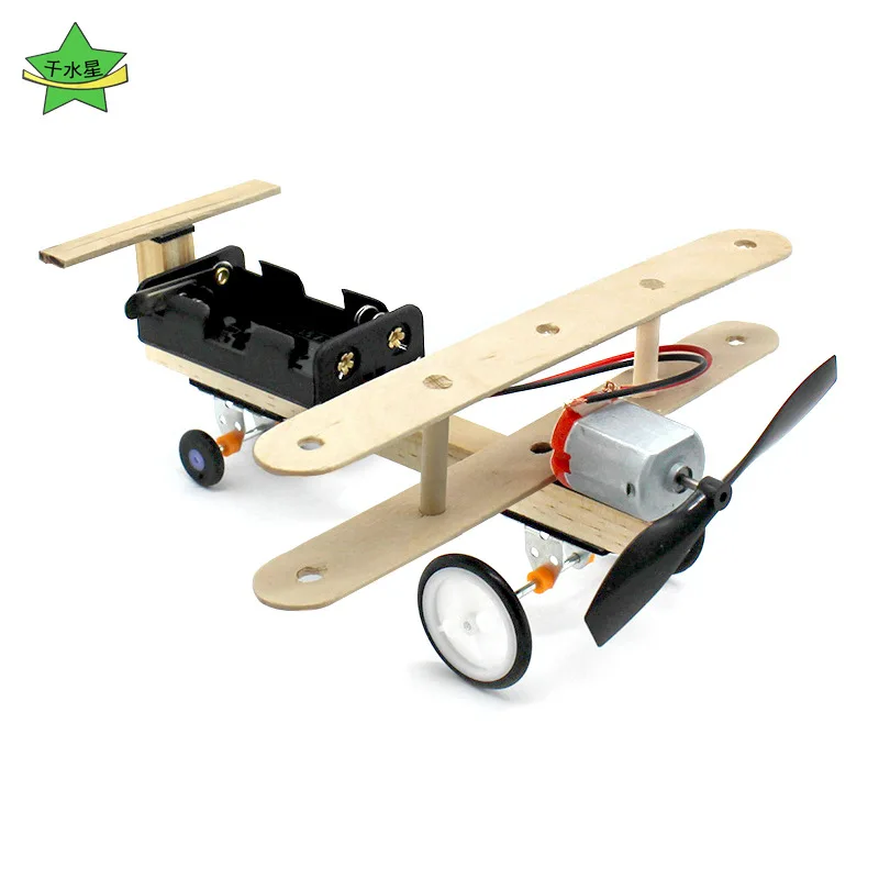 

Children's Handmade DIY Technology Small Production Material Package Electric Assembled Aircraft Model Material Toy Wholesale