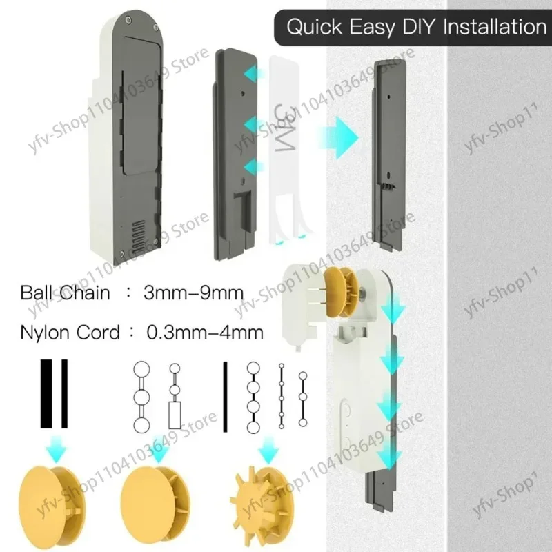 Smart Diy Motorized Roller Blinds/shades Drive Motor,Powered By Solar Panel And Charger