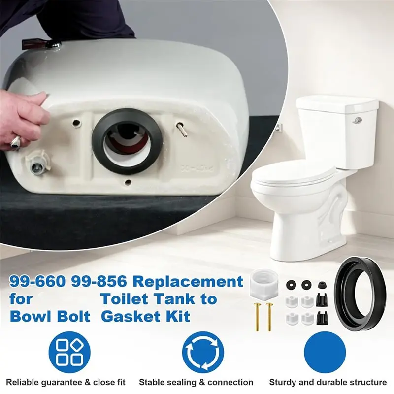 [TRENDING OFFER] 99-660 Tank To Bowl Bolt & Gasket Kit For Gerber Toilets Repair Parts For Gerber 99-025,G0099025,99-856,G009985