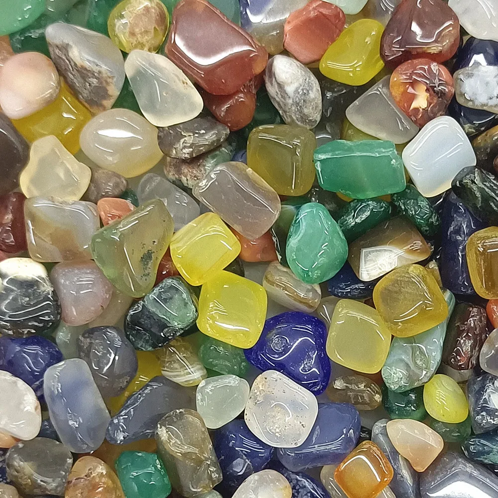 Natural Stones Gravel Crystals Chip Quartz Ore Minerals Reiki Healing Tumbled Agates Specimen Gemstones Home Aquarium Decoration