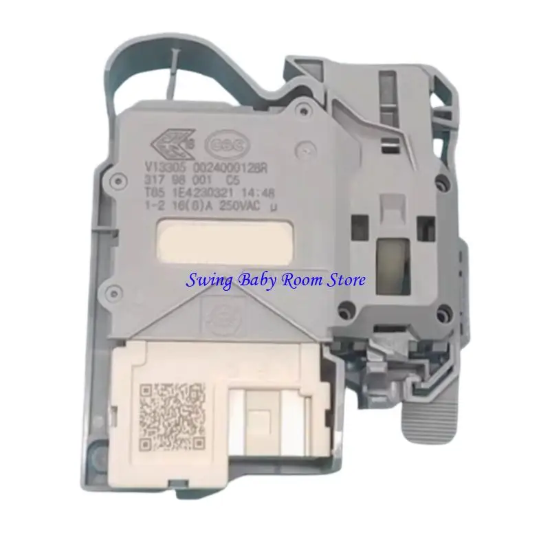 K1AD Washer Door Lock Replacement Part, Plastic Housing Assembly, 1 Piece Repair Part for JQG100-HB11W XQG100-HBD12516 EG100RO61