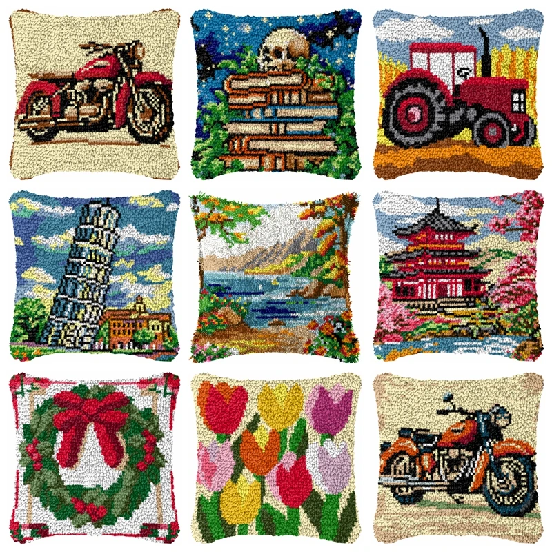 Kit de ganchillo para bordado y manualidades de paisaje natural - imagen 3