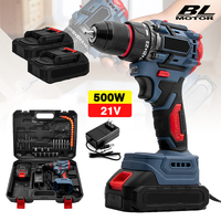 21V Lithium Drill 500W Electric Screwdriver Power Tool 40Nm Torque Brushless Motor Practical Screw Driver for Home Appliances