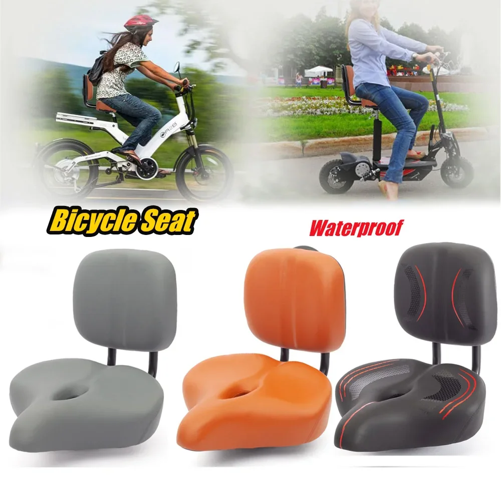 

Велосипедное седло со спинкой. Устойчивое к разрыву. Прочное. Наслаждайтесь верховой ездой. Весело. Амортизирующее регулируемое седло со спинкой.