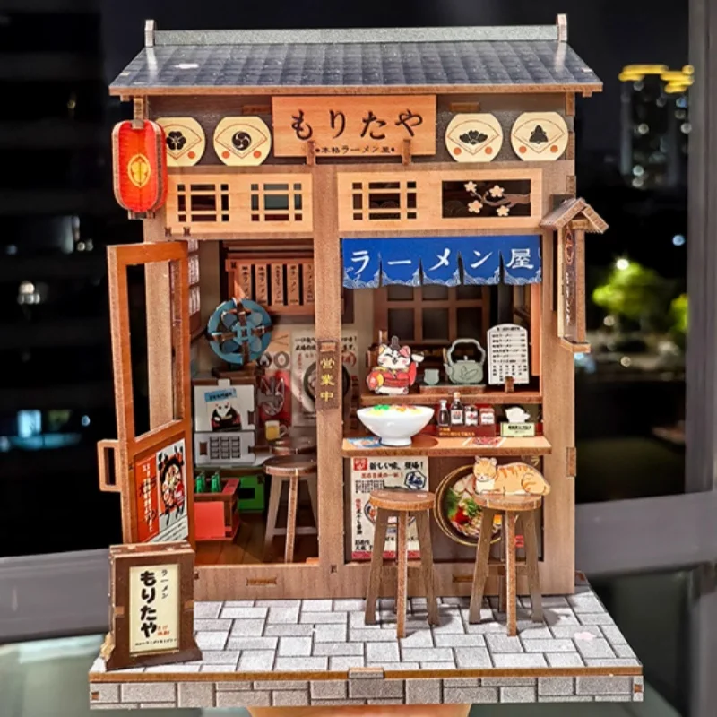 

Cutebee Fragrant Cottage Handmade DIY Flower Shop Small House City Walk Wooden Assembly Model 3d Puzzle Gifts For Girls