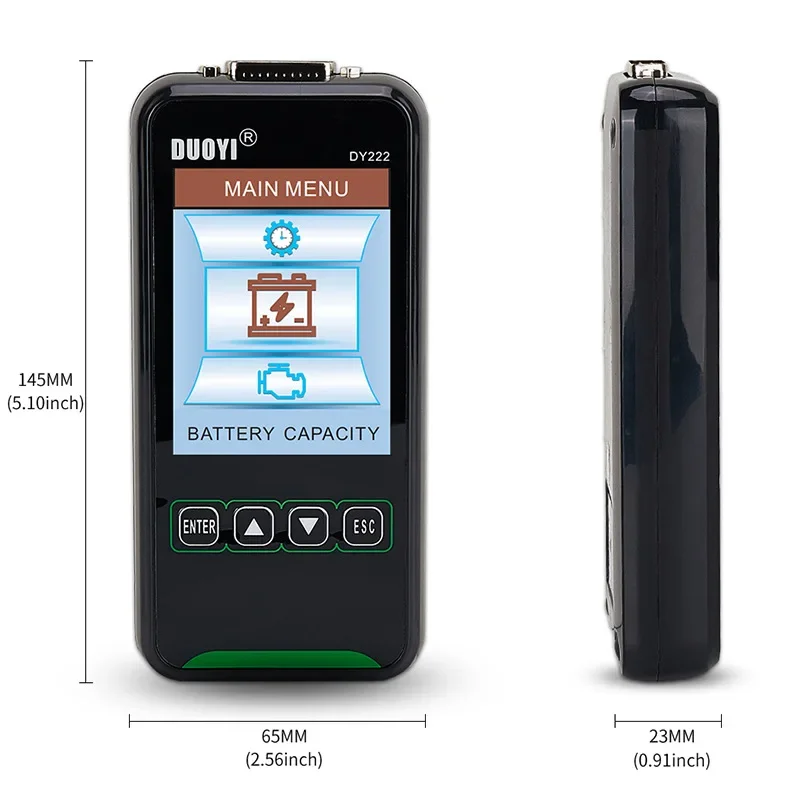 Imagem -04 - Duoyi-car Battery Load Tester Sistema Automotivo Tester Multifunctional Battery Health Checker Acessórios Automotivos Dy222 12v 24v