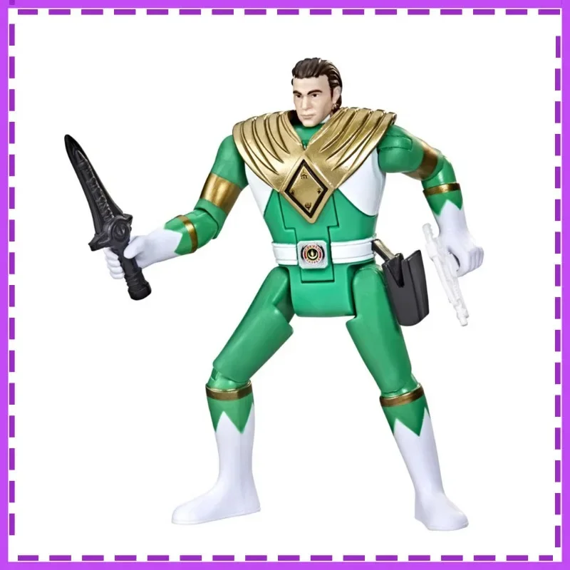 

Hasbro Anime Mighty Morphin Power Rangers Tommy Green Ranger Trini Yellow Ranger Active Joint Action Figure Model Toys