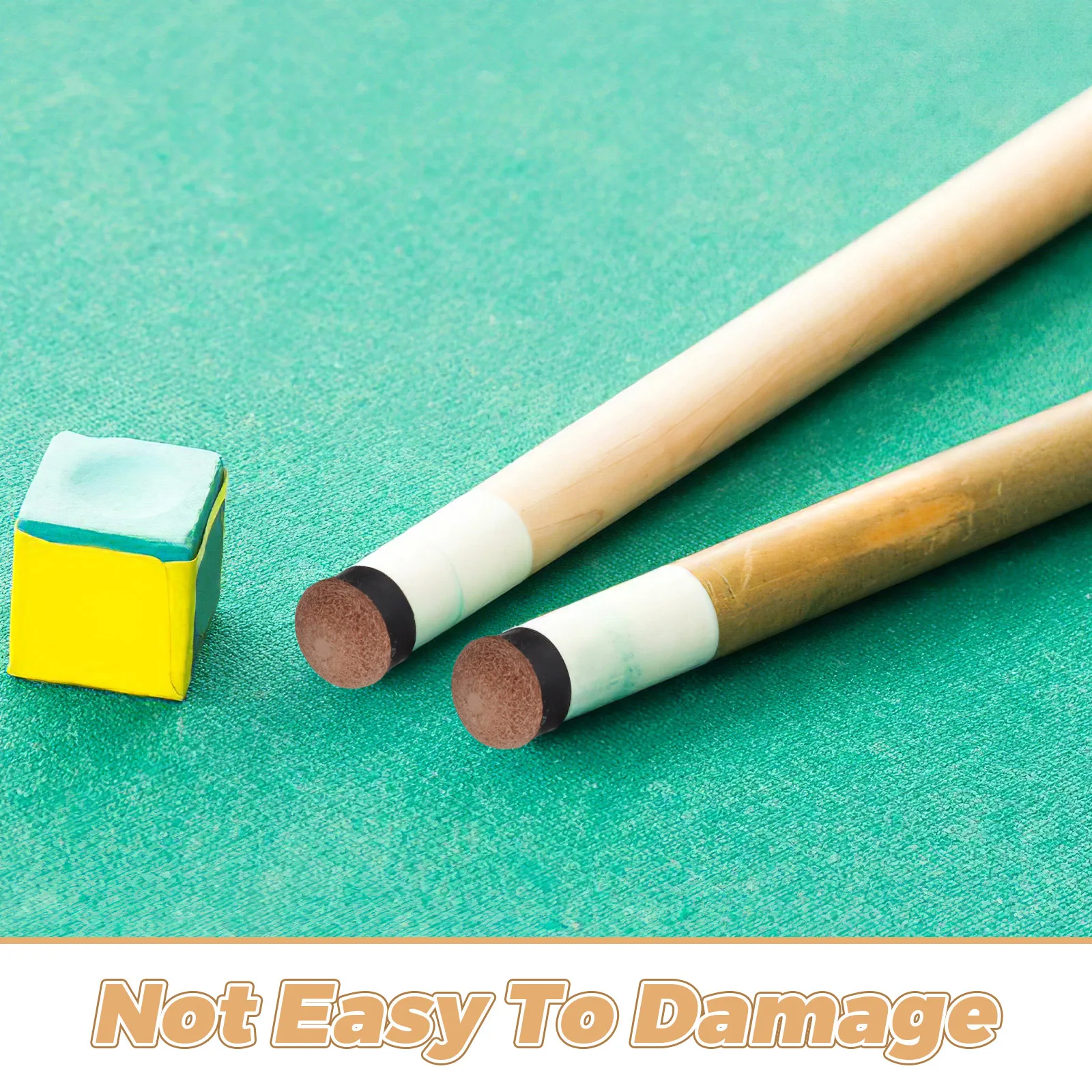 10Pcs 11mm Screw on Billiard Cue Tips Durable Threaded Design Slippage Reduction Improved Gameplay Pool Cue Ends