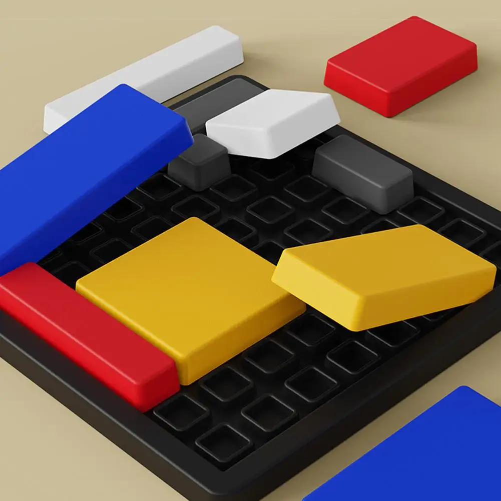 Challenges Logic Puzzle Game Educational Brain Teaser Toy with 4 Progressive Difficulty Levels  Rotating Card Thinking Training