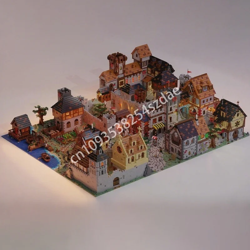 

30136pcs MOC MEDIEVAL KINGDOM Castleed Model Building Blocks Architecture Creative Toys Idea Brick Kids Christmas Gift Birthday