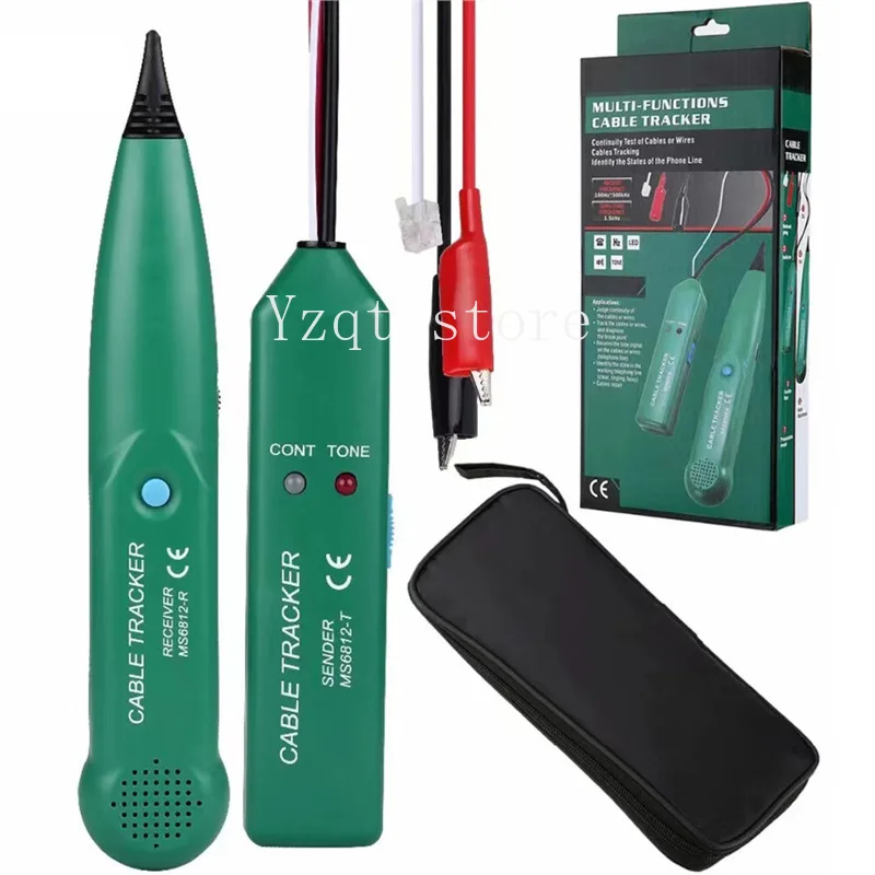 Foreign Trade MS6812 Cable Tracker Tester, Network Cable Tester, Line Checker, Patrol Tester, Line Finder, Line Checker