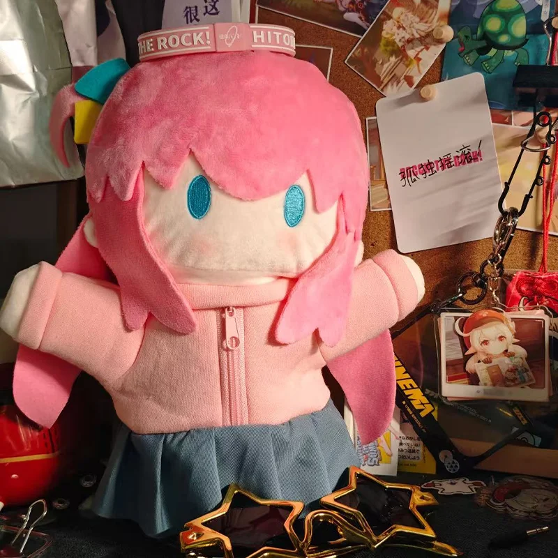 In stock BOCCHI THE ROCK! Gotoh Hitori Hand Puppet Anime Figure Cute Plush Toy Dolls Girl Christmas Gift 25cm