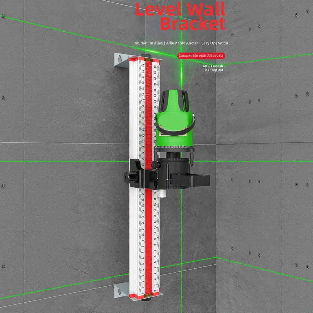 Adjustable LaserLevel Bracket Wall Mounted Holder Leveling Wall Adjustable Hangs Horizontal For Construction Line LaserBracket