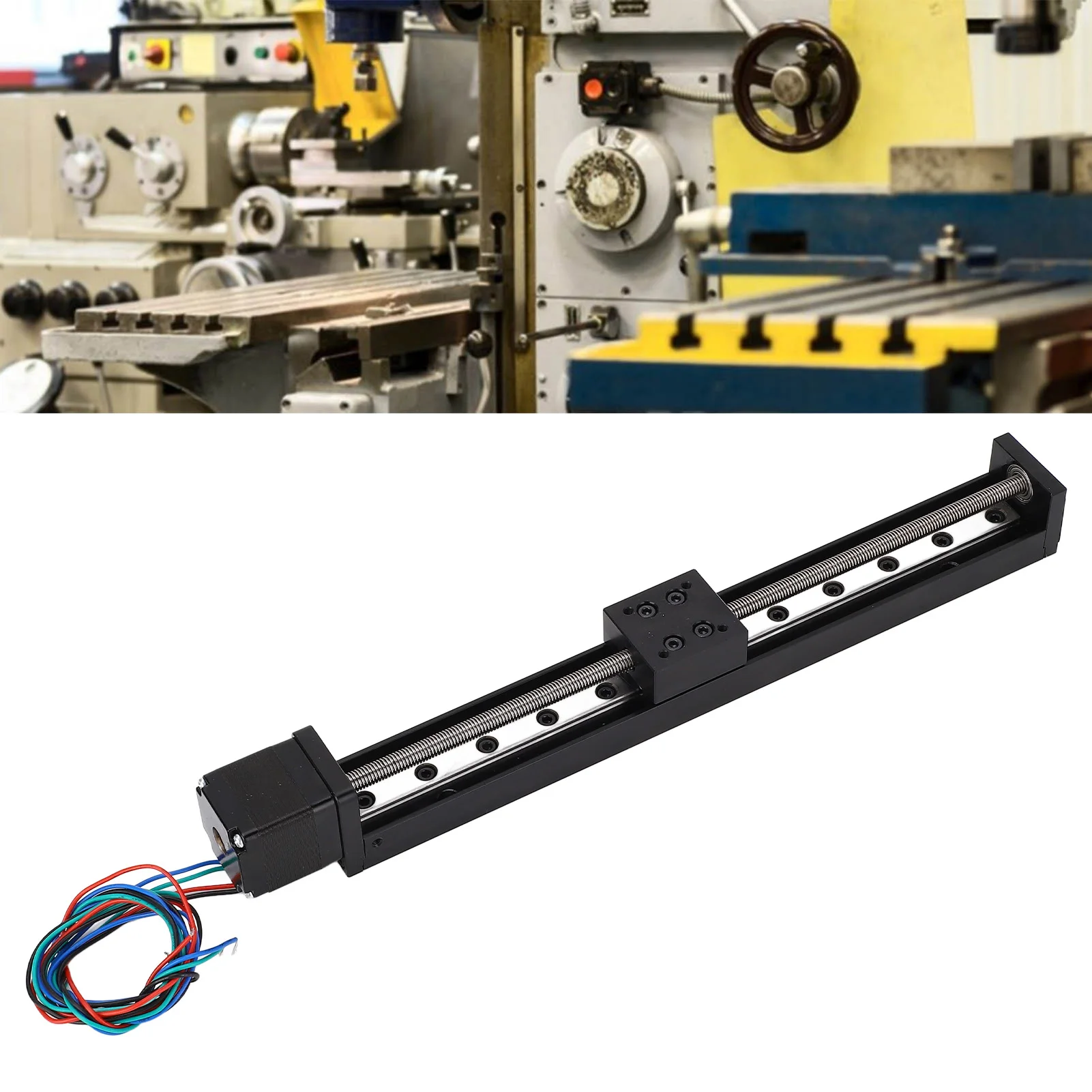 

Линейный направляющий привод, ход 200 мм, винт T6x1, 28 шаговых двигателей, линейный ступенчатый привод X Y, линейный ступенчатый привод