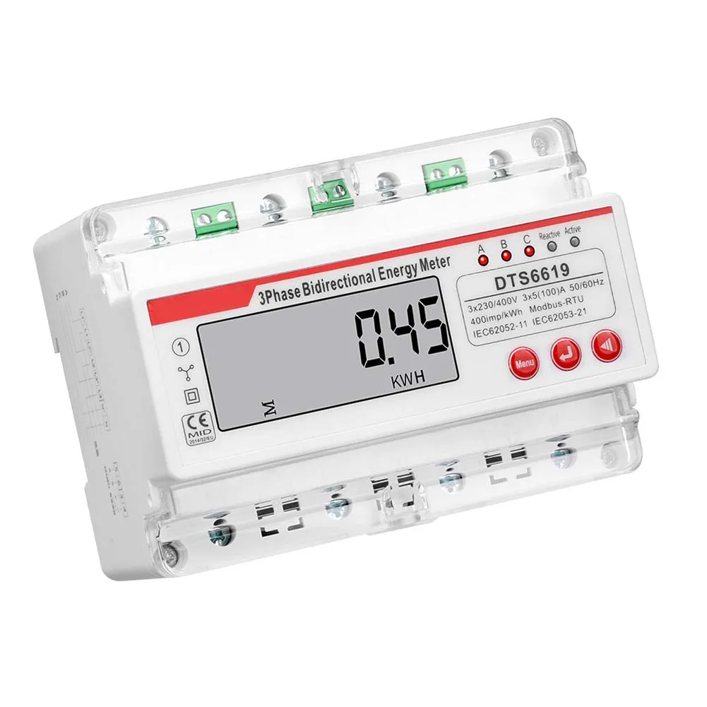 /For /Multi /Function Electronic Electricity Meter With LCD Display For Active Reactive Energy Power Monitoring In Home Office F