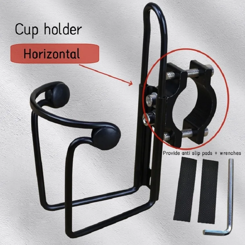 

Water Cup Holder For Bike Motorcycle Electric Vehicle Aluminum Alloy Water Bottle Holder With Buckle Bracket