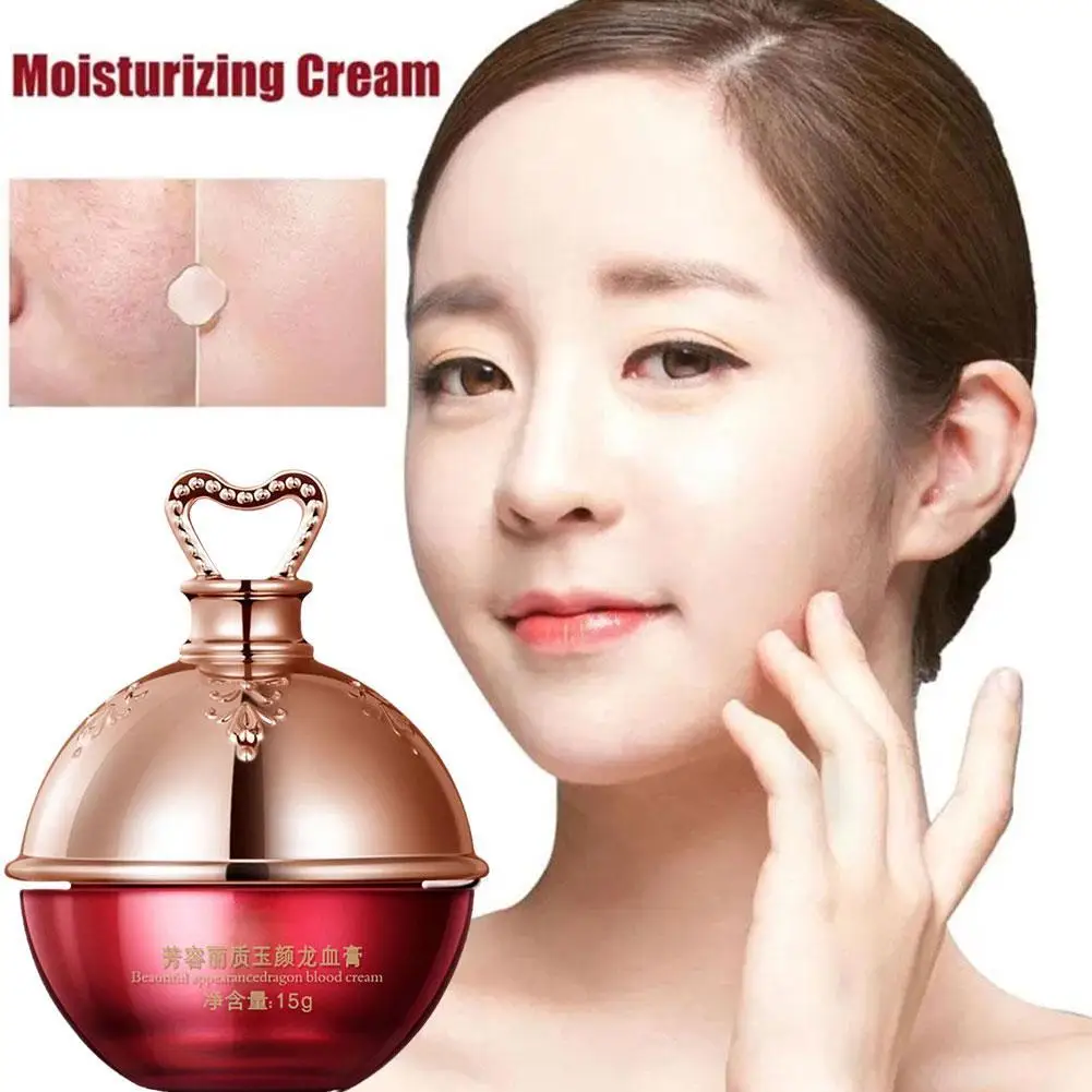 Dragon Blood Paste Face Refine Pores Fade Fine Lines Skin Care Anti Aging Facial Whitening Moisturizing Cream 15g