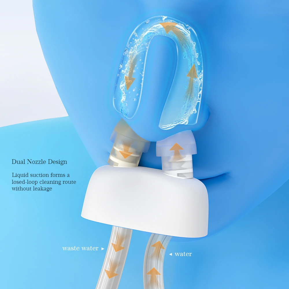 Electric Nasal Irrigation System with 30 Salt Packets, 4 Modes Nose Cleaner with Self Cleaning & Waste Collection Function