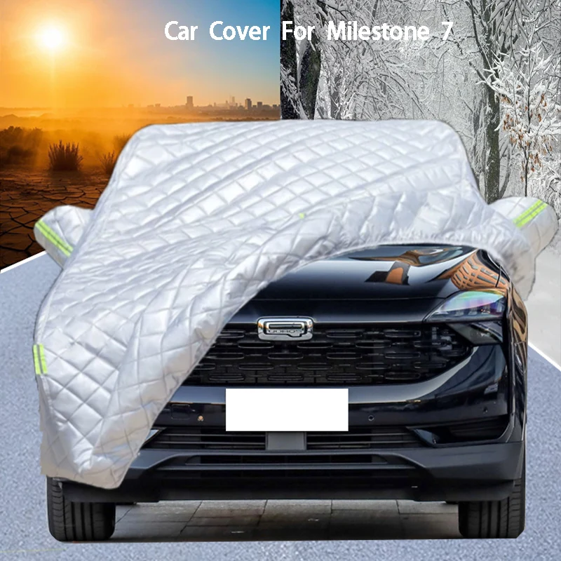 

For milestone 7 Car Cover Delivers Hail Protection, Scratch Guard, prevents paint Peeling Rain & Snow Resistance