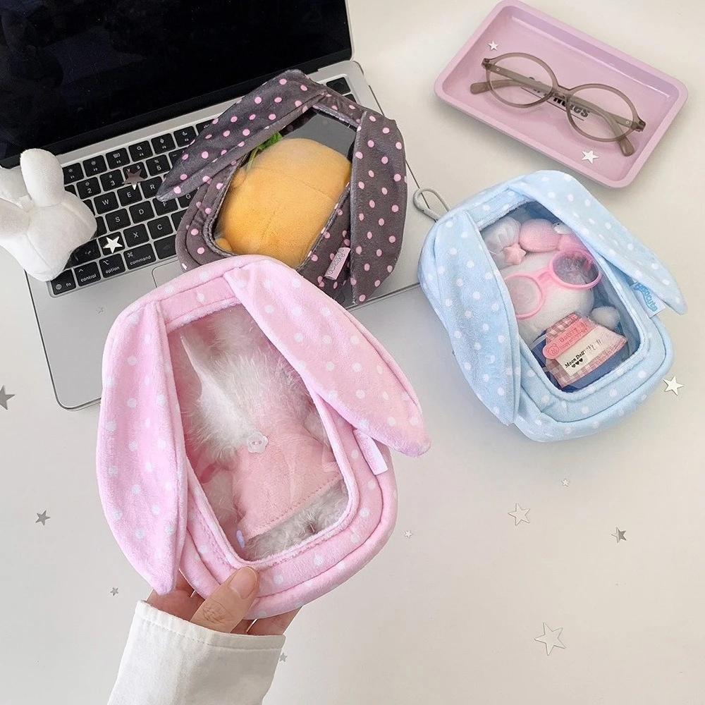Cotton Doll Storage Bag, Cute Walking Backpack Hanging Bag, Handmade Dustproof Pouch