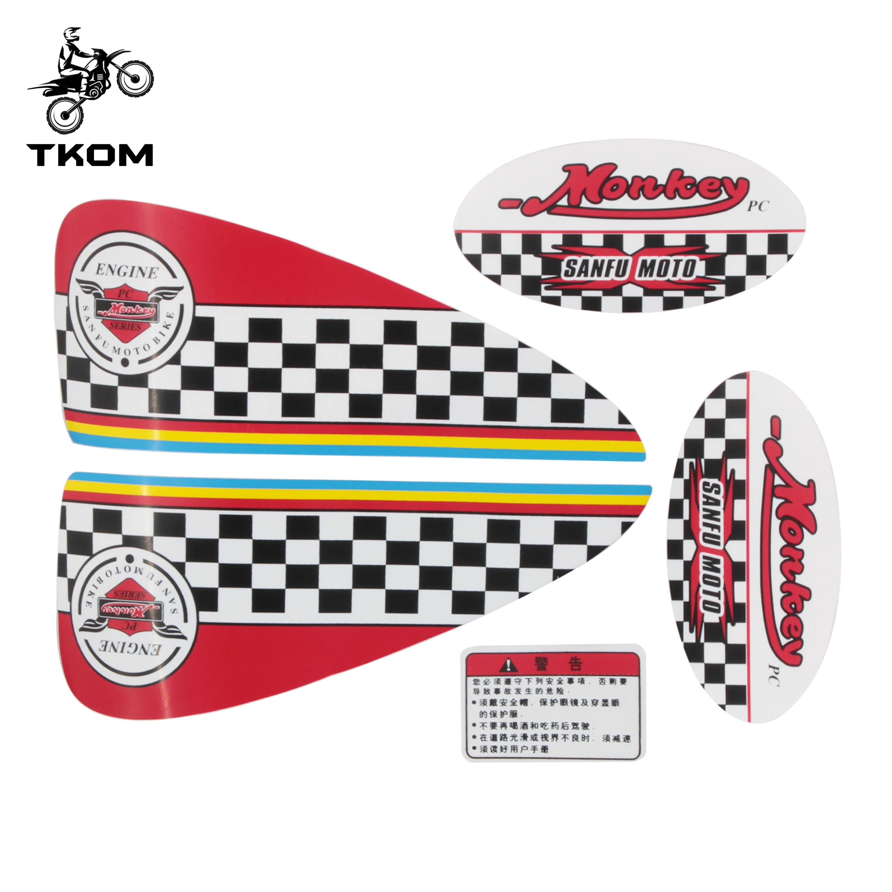 

Наклейка на топливный бак Z50 Monkey, наклейка на топливный бак мотоцикла, алюминиевая этикетка GORILLA для Honda Monkey Z50