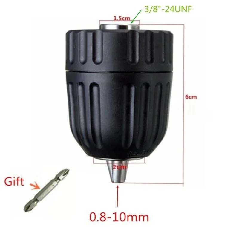 Drill Keyless Chuck 3/8-24UNF Replace for MAKITA HP343 DF347D DDF343 8281DW 8271DW 6281DW 6261D 6281D 6280D 6270D 6271D 6271DW