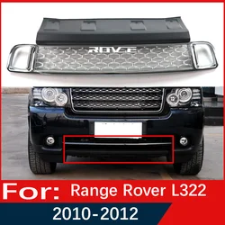For Range Rover/Vogue L322 2010 2011 2012( Upgrading Autobiography Style) Front Grille Front Bumper Trailer Cover Lower Guard