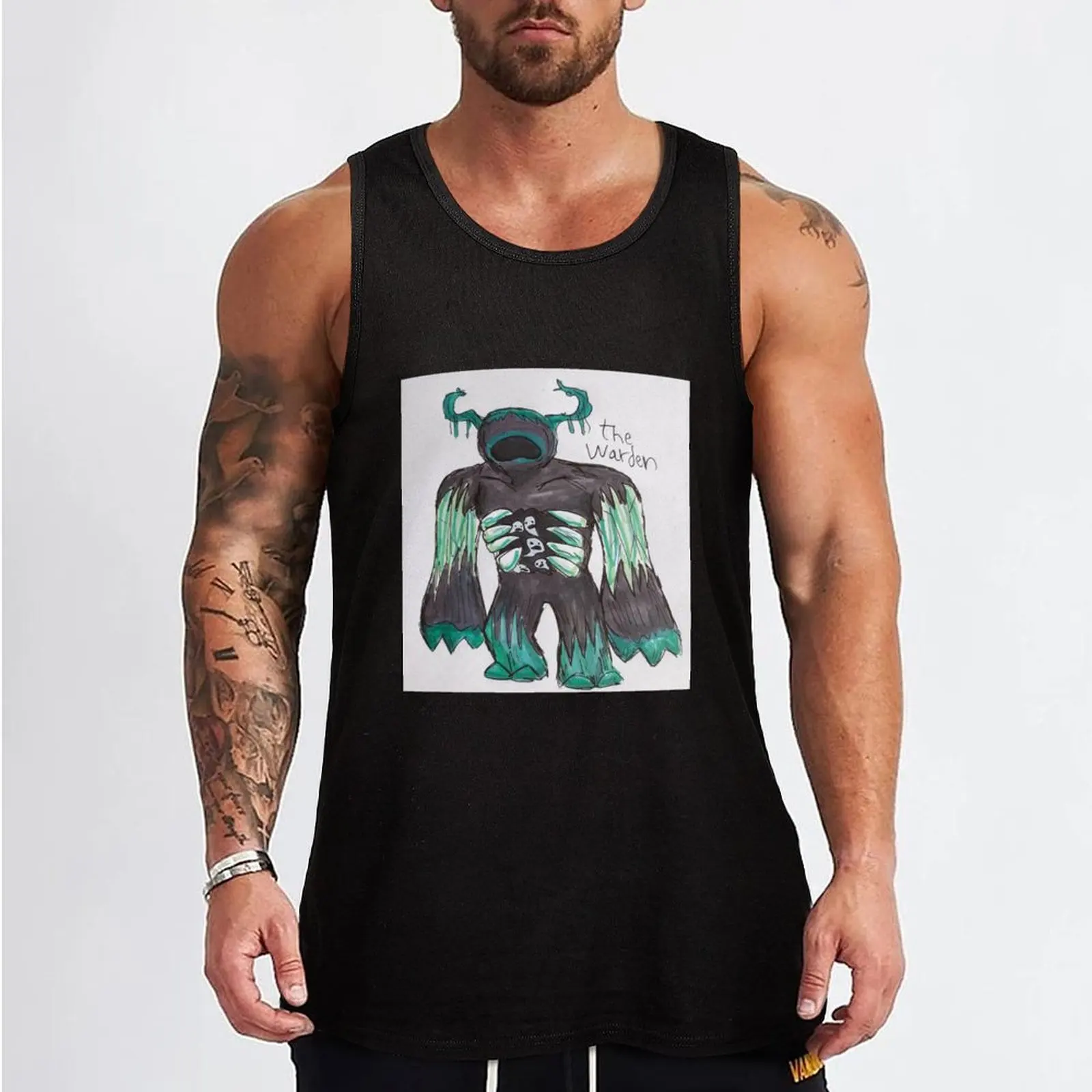 The Warden Tank Top Body man mens designer clothes t shirt gym Fitness men clothing