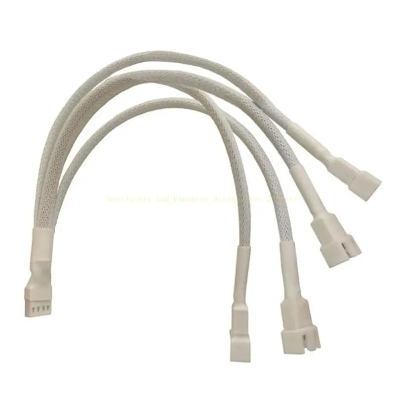 4Pin 4 Way Splitter Cable Control Upgrades PC Cooling System