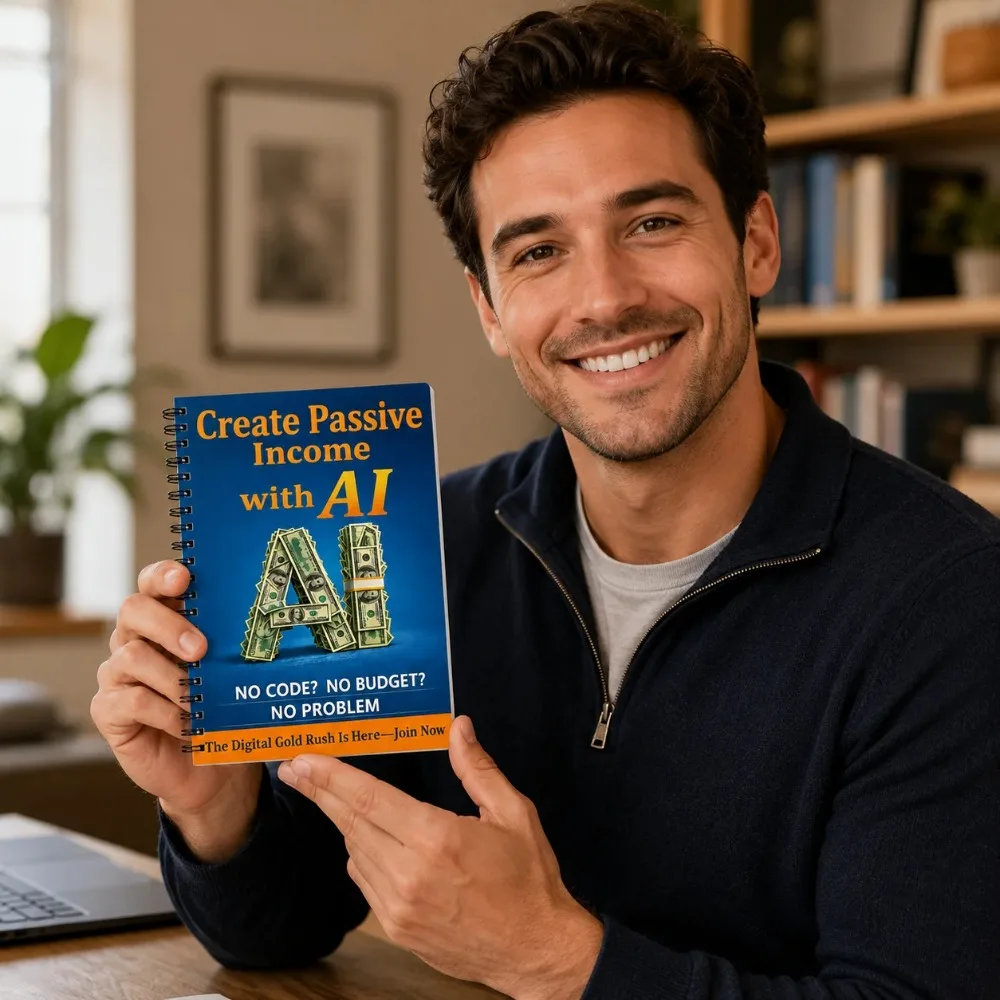 AI Passive Income Guide for Adults Beginner Automated Wealth Creation Make Money Online Side Hustle Book