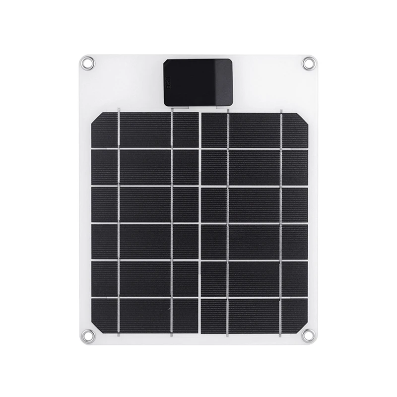 

5W Solar Battery Charger Panel Polycrystalline Solar Cell Plate For Outdoor Camping Power Bank, Durable Fine Workmanship