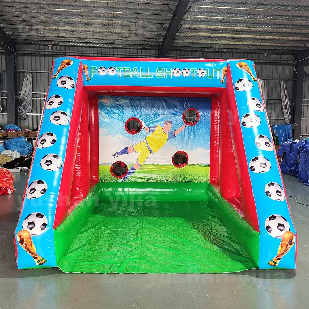 Custom Outdoor Inflatable Football Goal Sport Game Carnival Football Shooting Game Portable  Inflatable Football Field