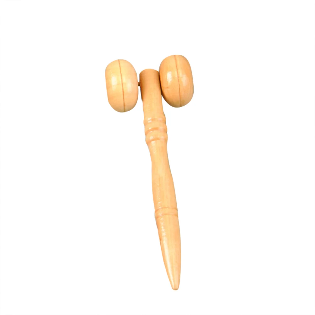 

Wooden Face Mini Hob Manual Rolling Beauty Assistant for Men Unisex wooden massage massage roller wood