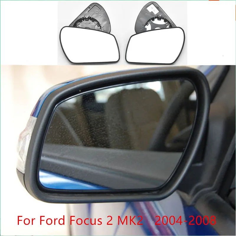 포드 포커스 2 MK2 2004 2005 2006 2007 2008 사이드 미러 유리, 리어 뷰 미러 렌즈 자동차 액세서리