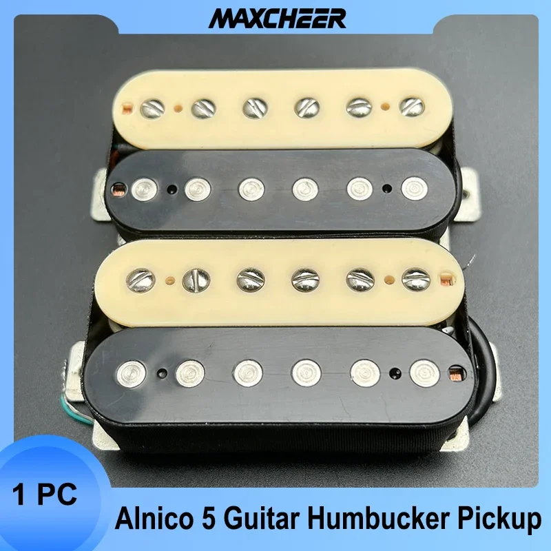 Alnico 5 Electric Guitar Pickup Humbucker Double Coil Pickup with Screws and Springs Alnico V Guitar Parts Red