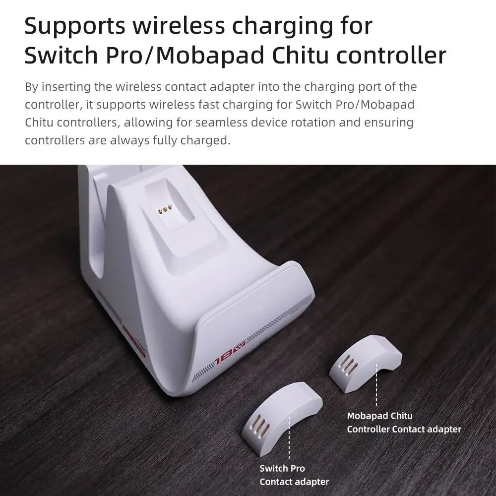 

Universal HDMI Charging Dock 100W 4K Gamepad Charging Cradle TV Mode Game Controller Charging