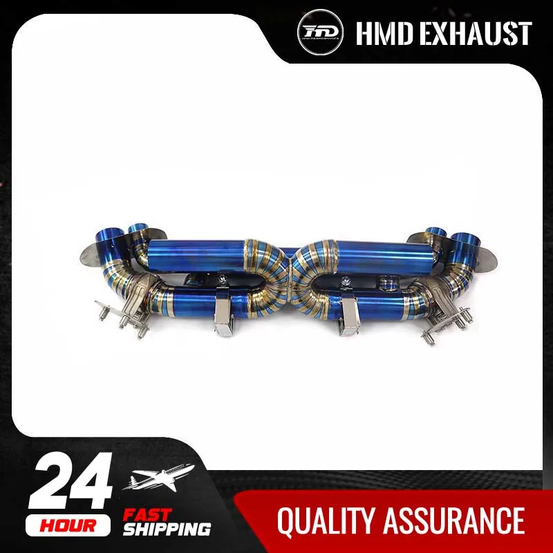 Limited Time Offer HMD Titanium Exhaust System Performance Valve Catback For Porsche 911 992 Carrera 3.0T