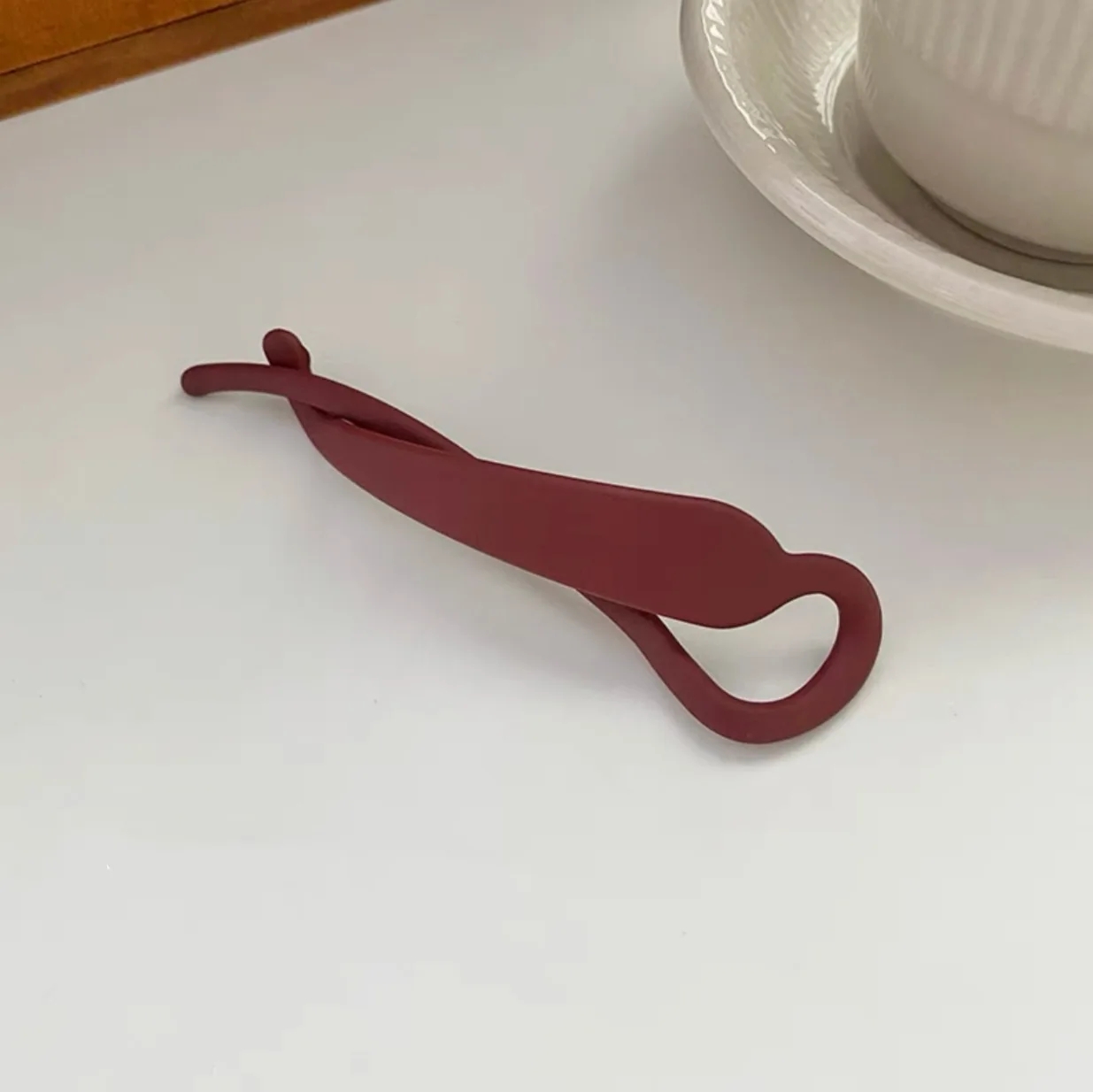 مشبك شعر على شكل موز مستقيم متعدد الاستخدامات، مشبك شعر بسيط، مشبك شعر نسائي عصري للخروج، مشبك ذيل حصان في الخروج #5