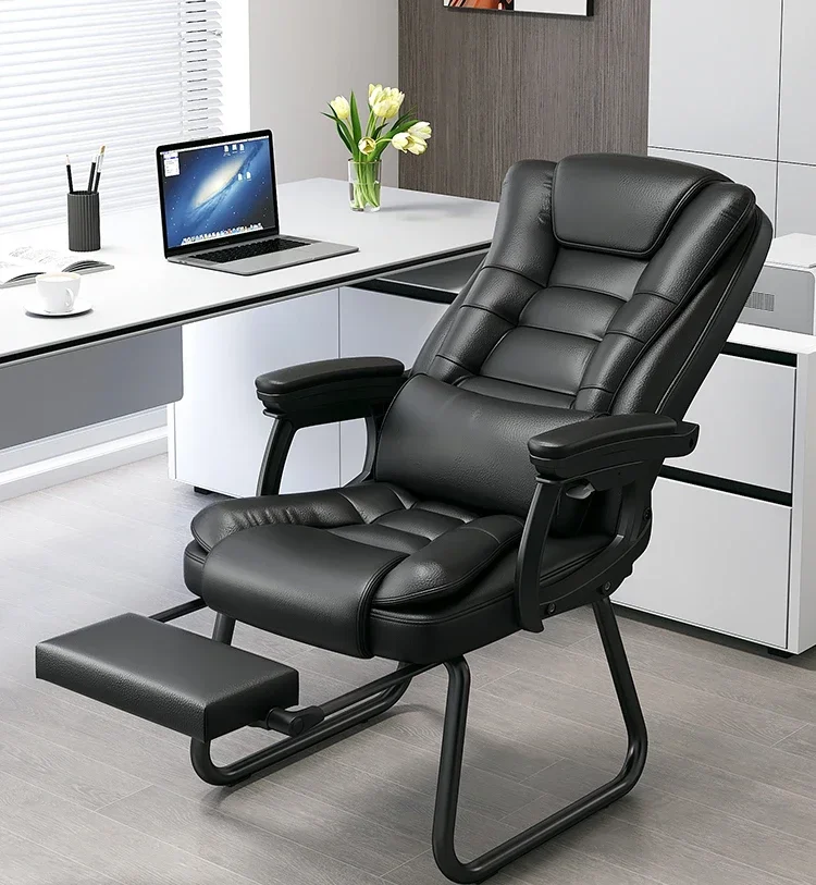 

Comfortable office chair, long sitting boss chair, arched computer chair, lunch break, sitting and lying dual-purpose massage