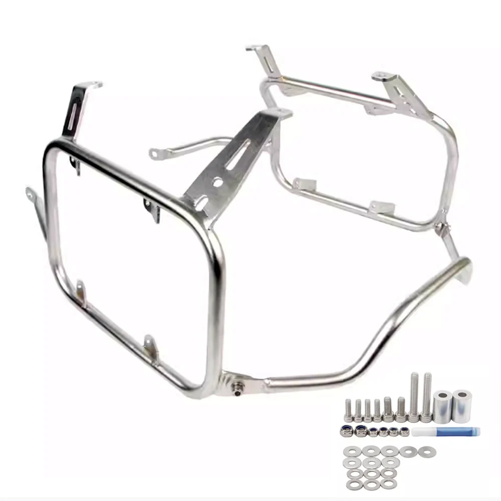 

For VOGE DS800X Rally 800DSX luggage rack modification High quality stainless steel side box bracket trunk three box bracket